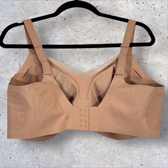 Honey Love Lift Wear Crossover Wireless Bra Size 3X+ Sand Tan LWBR0304 - Picture 3 of 9
